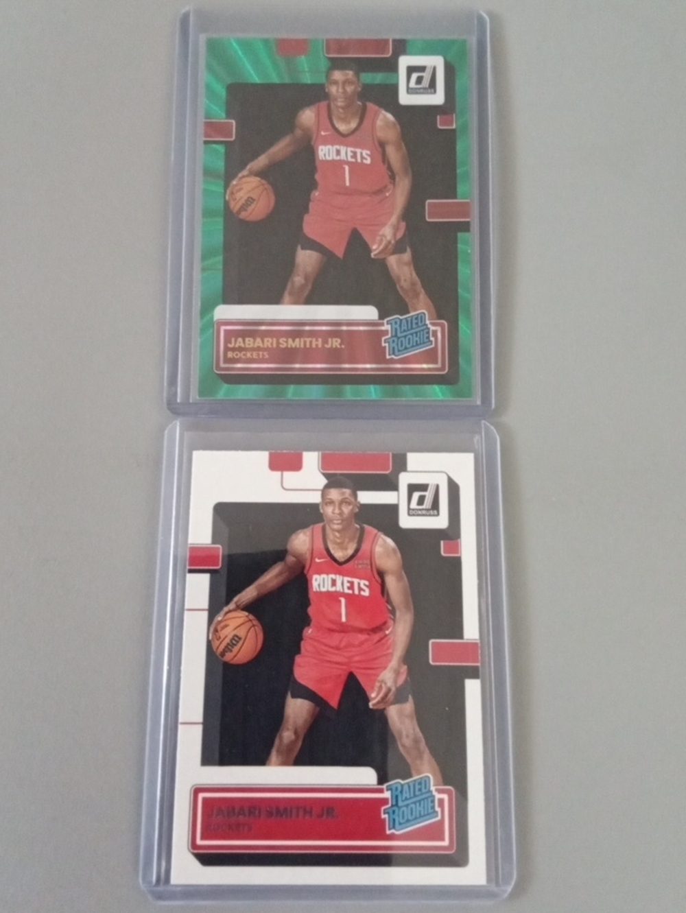 Panini Jabari Smith Jr Rockets Rookie Basketball Card Lot.